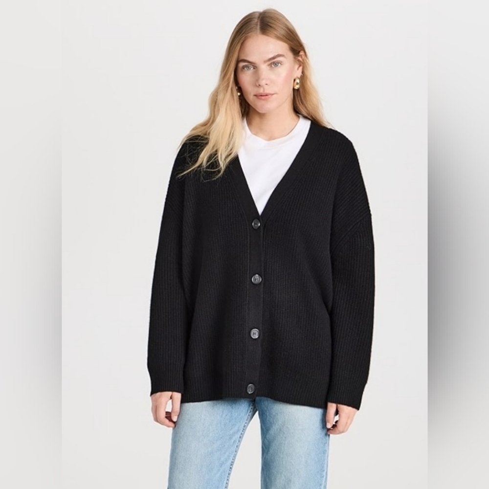 Uniform Cardigan black buttons size  xxxl